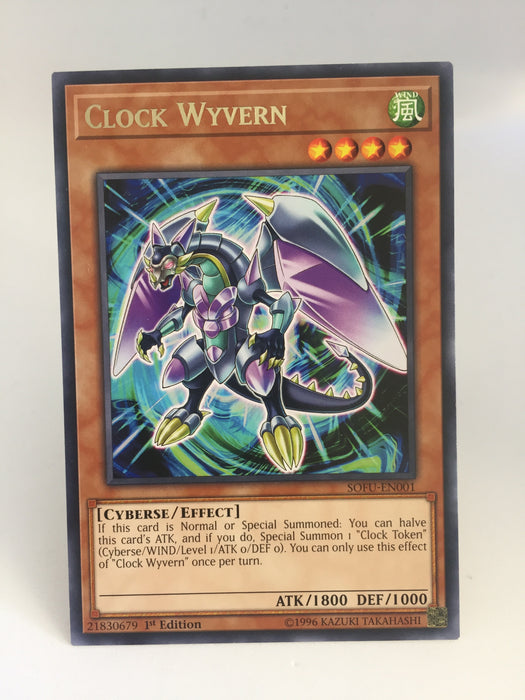Clock Wyvern / Rare - SOFU-EN001 - 1st