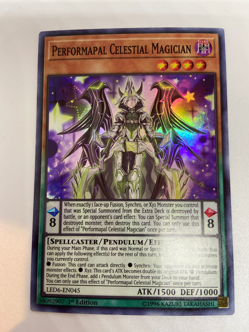 Performapal Celestial Magician / Super - LED6-EN045 - 1st