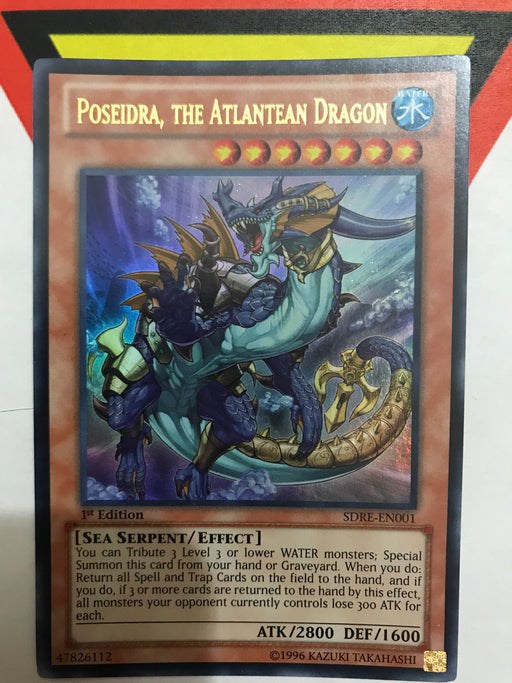 Poseidra, the Atlantean Dragon - Ultra - SDRE-EN001 - 1st