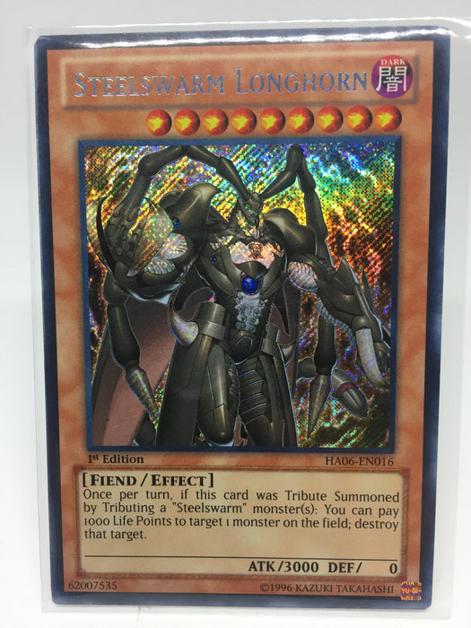 Steelswarm Longhorn / Secret - HA06-EN016 - 1st/Unl