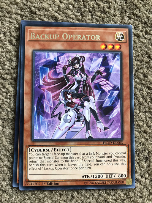 Backup Operator - Rare - FLOD-EN003 - 1st