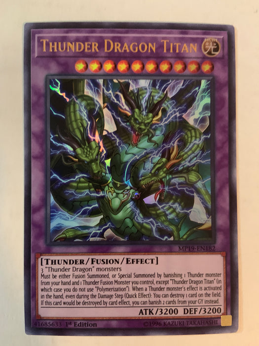 Thunder Dragon Titan / Ultra - MP19-EN182 - 1st
