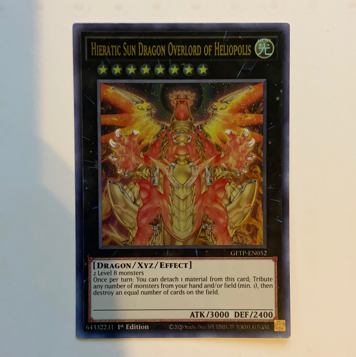 Hieratic Sun Dragon Overlord of Heliopolis / Ultra - GFTP-EN052 - 1st