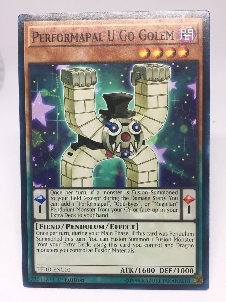 Performapal U Go Golem - Common - LEDD-ENC10 - 1st