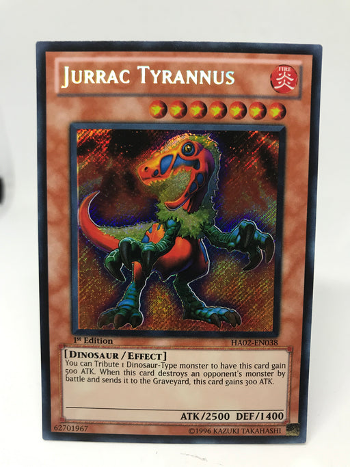 Jurrac Tyrannus - Secret - HA02-EN038 - 1st