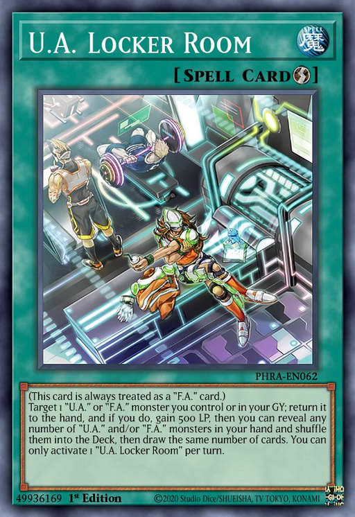 Yugioh U.A. Locker Room / Common - PHRA-EN062 - 1st