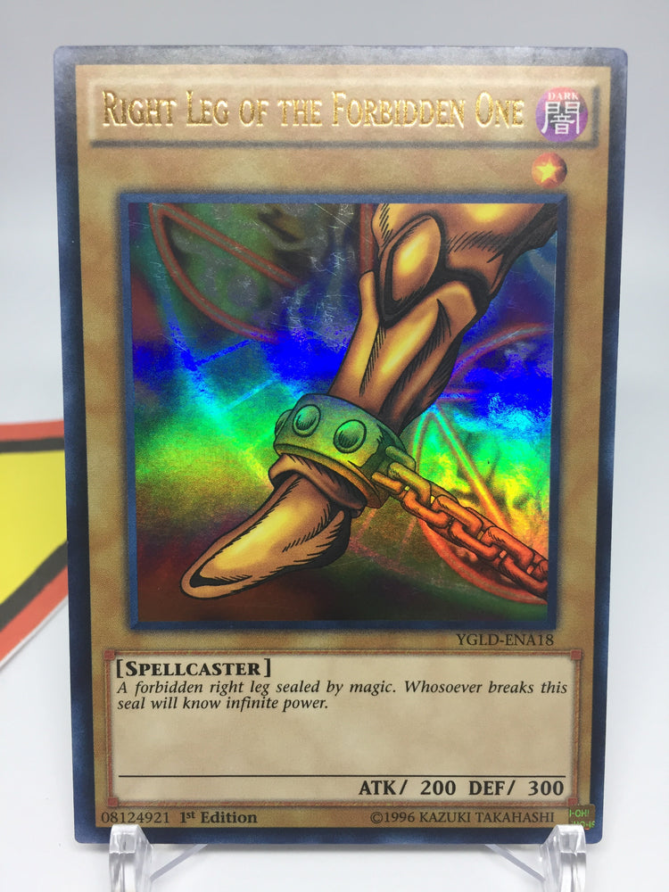 Right Leg of the Forbidden One - Ultra - YGLD-ENA18 - 1st