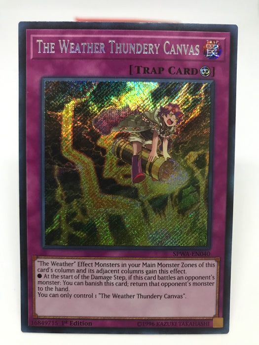 The Weather Thundery Canvas / Secret - SPWA-EN040 - 1st