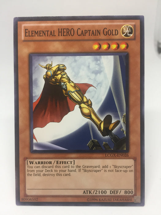 Elemental HERO Captain Gold / Common - LCGX-EN026