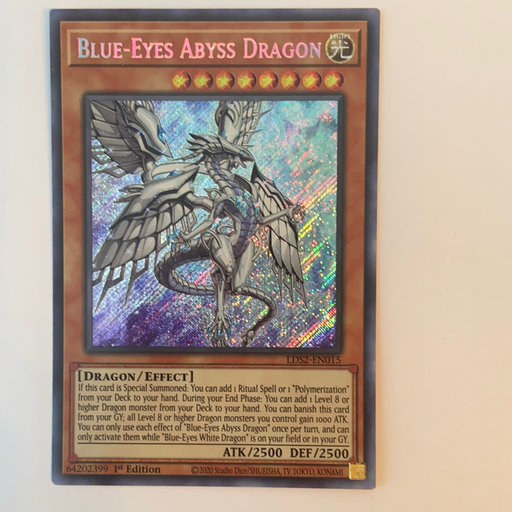 Blue-Eyes Abyss Dragon / Secret - LDS2-EN015 - 1st