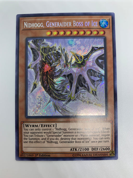 Nidhogg, Generaider Boss of Ice / Secret - MYFI-EN031 - 1st