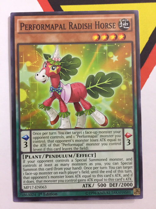 PERFORMAPAL RADISH HORSE - COMMON - MP17-EN063 - 1ST