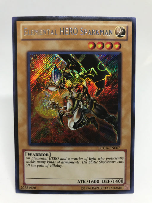 Elemental HERO Sparkman (alt. art) / Secret - LCGX-EN007