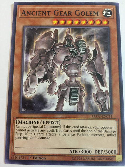 Ancient Gear Golem - Common - LED2-EN034 - 1st