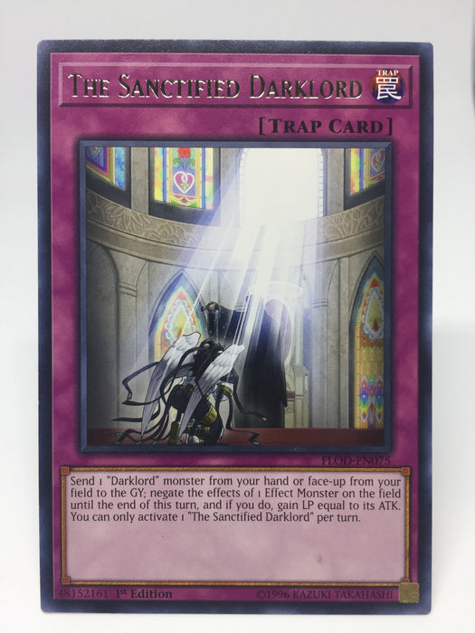 The Sanctified Darklord - Rare - FLOD-EN075 - 1st