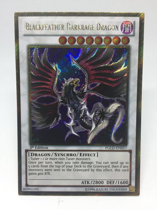 Blackfeather Darkrage Dragon / Gold Secret - PGLD-EN017 - 1st