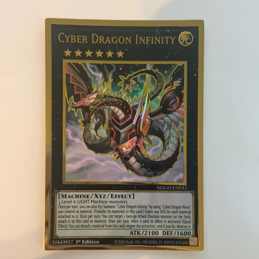 Cyber Dragon Infinity (alternate art) / Gold - MAGO-EN033 - 1st