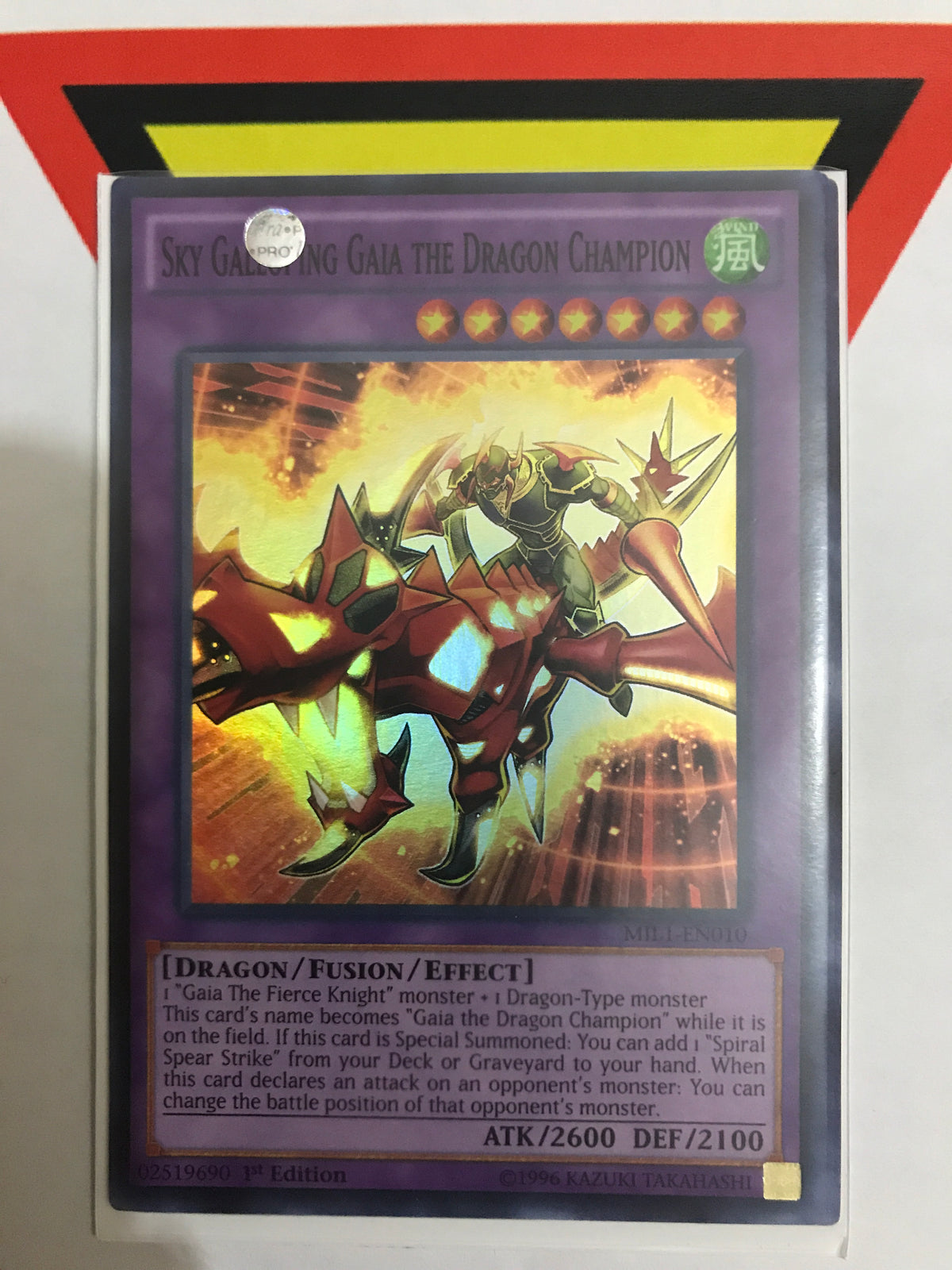 Sky Galloping Gaia the Dragon Champion / Super - MIL1-EN010 - 1st Transcend Cards Sky Galloping Gaia the Dragon Champion / Super - MIL1-EN010 - 1st Transcend Cards