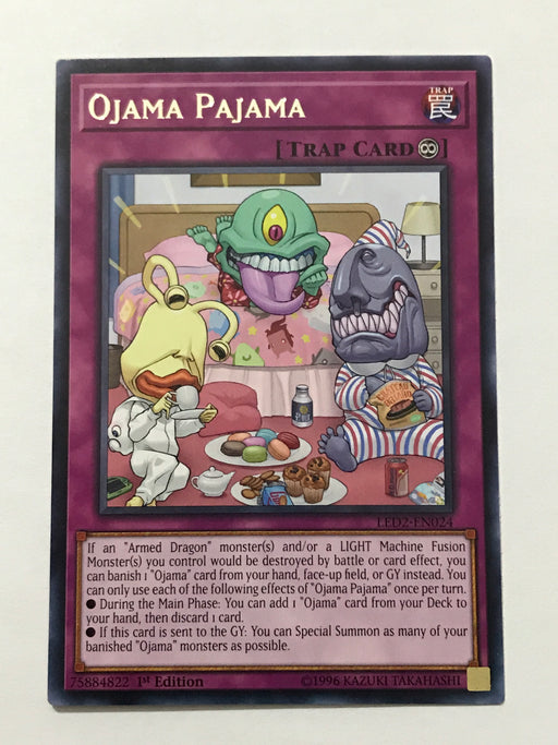 Ojama Pajama - Rare - LED2-EN024 - 1st