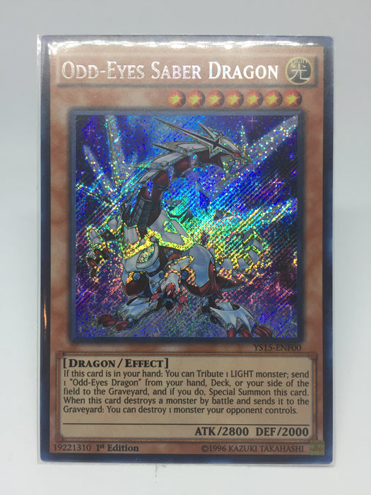 Odd-Eyes Saber Dragon / Secret - YS15-ENF00 - 1st