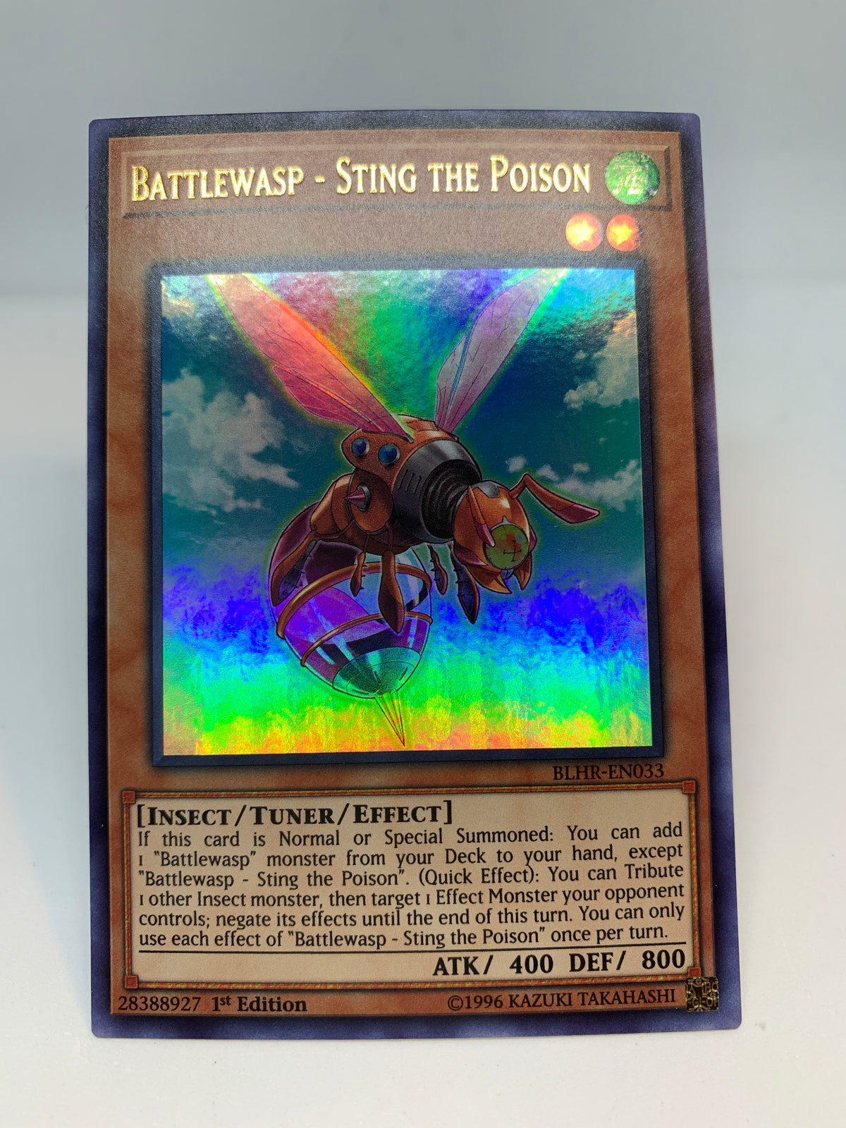 Yugioh! Battlewasp - Sting the Poison / Ultra - BLHR-EN033