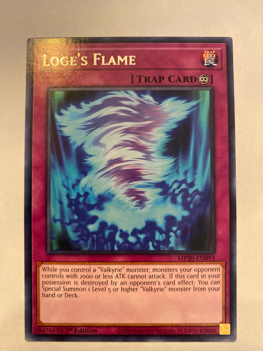 Loge's Flame / Rare - MP20-EN093- 1st