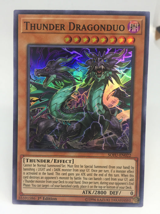 Thunder Dragonduo / Super Rare - SOFU-EN022 - 1st/Unl