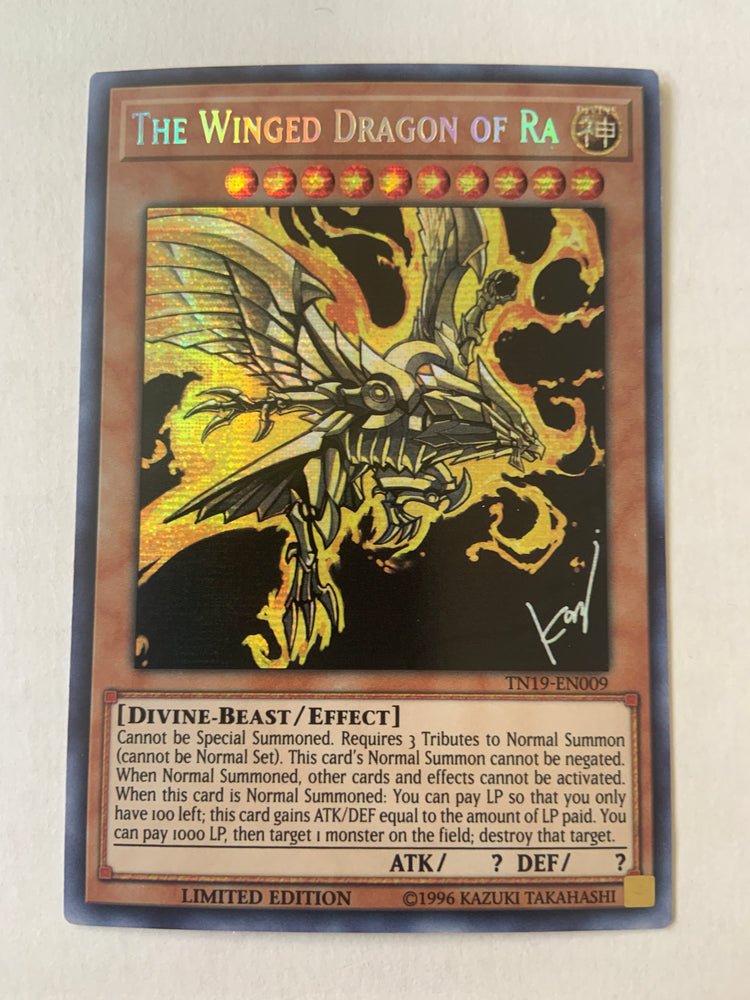 The Winged Dragon of Ra (alternate art) / Prismatic Secret - TN19-EN009 - 1st