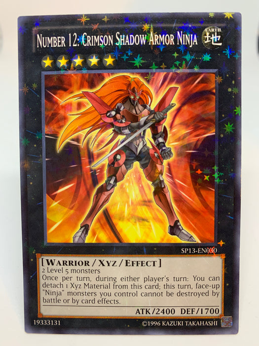 Number 12: Crimson Shadow Armor Ninja / Starfoil Rare - SP13-EN030