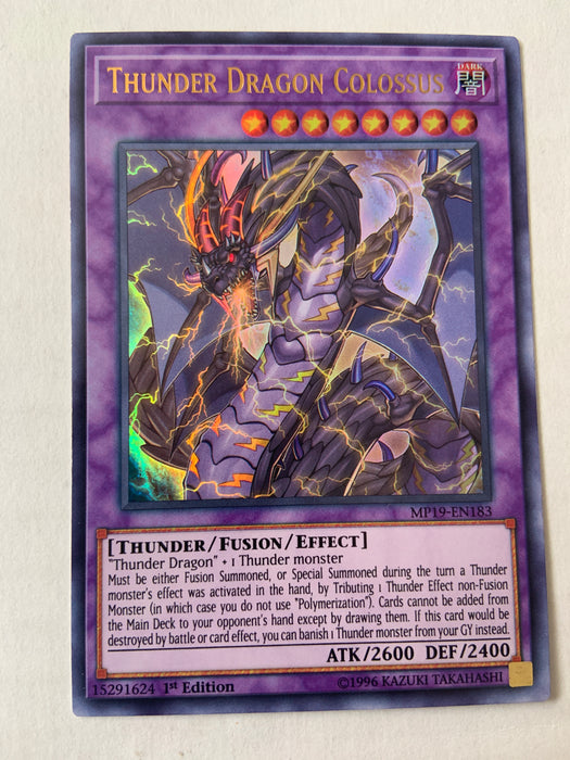 Thunder Dragon Colossus / Ultra - MP19-EN183 - 1st
