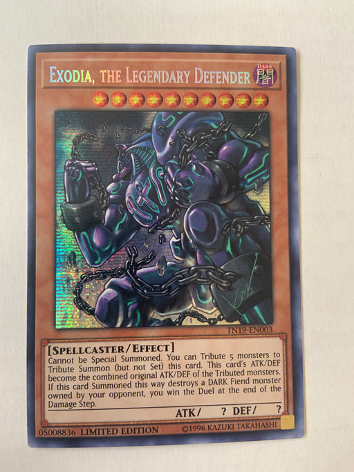 Exodia, the Legendary Defender / Prismatic Secret - TN19-EN003 - 1st