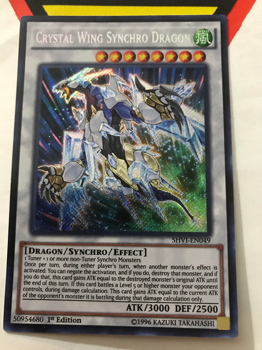 CRYSTAL WING SYNCHRO DRAGON - SECRET - SHVI-EN049 - 1ST