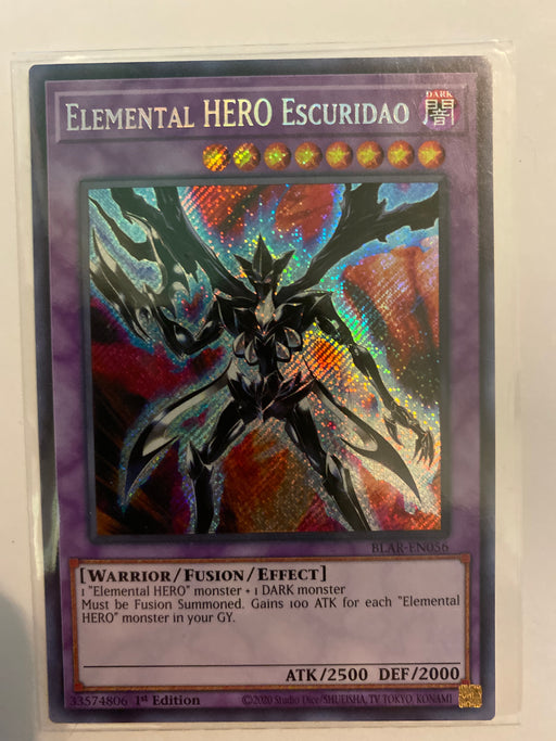 Elemental HERO Escuridao / Secret - BLAR-EN056