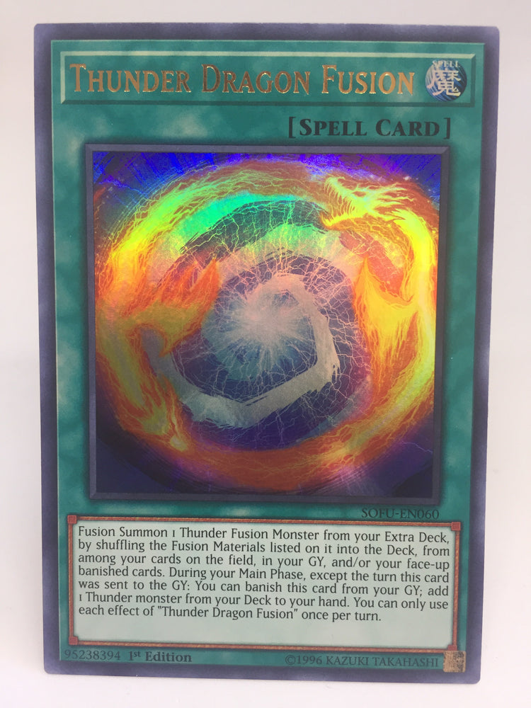 Thunder Dragon Fusion / Ultra Rare - SOFU-EN060 - 1st