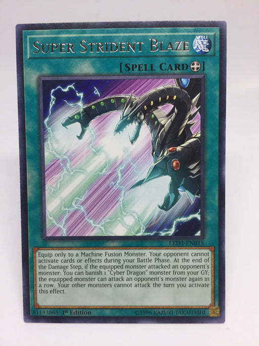 Super Strident Blaze / Rare - LED3-EN015 - 1st