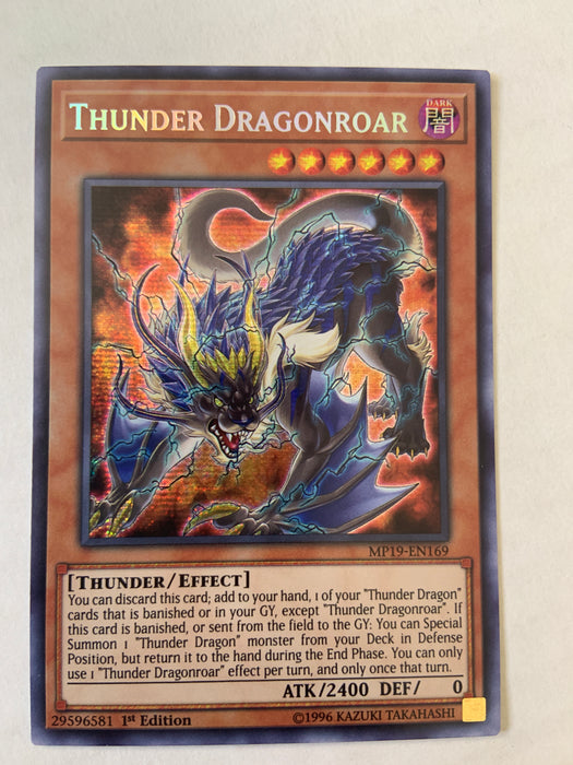 Thunder Dragonroar / Secret - MP19-EN169 - 1st
