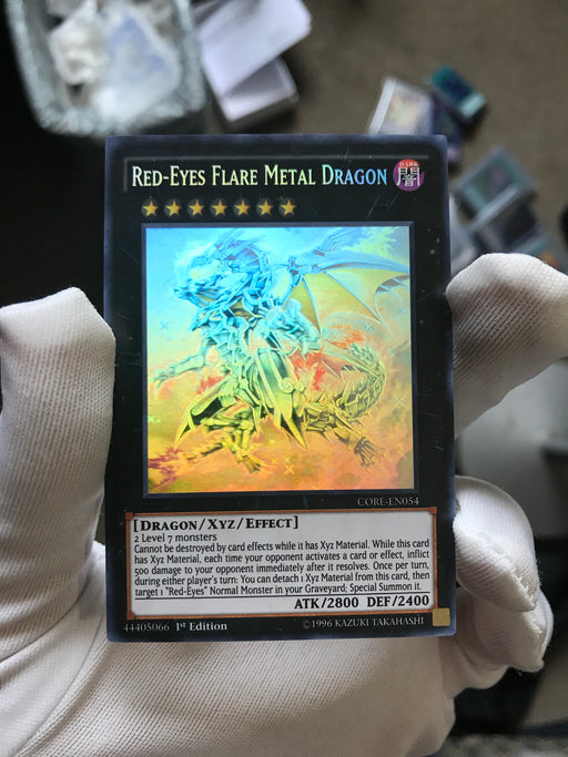 Red-Eyes Flare Metal Dragon / Ghost - CORE-EN054 - 1st - VLP