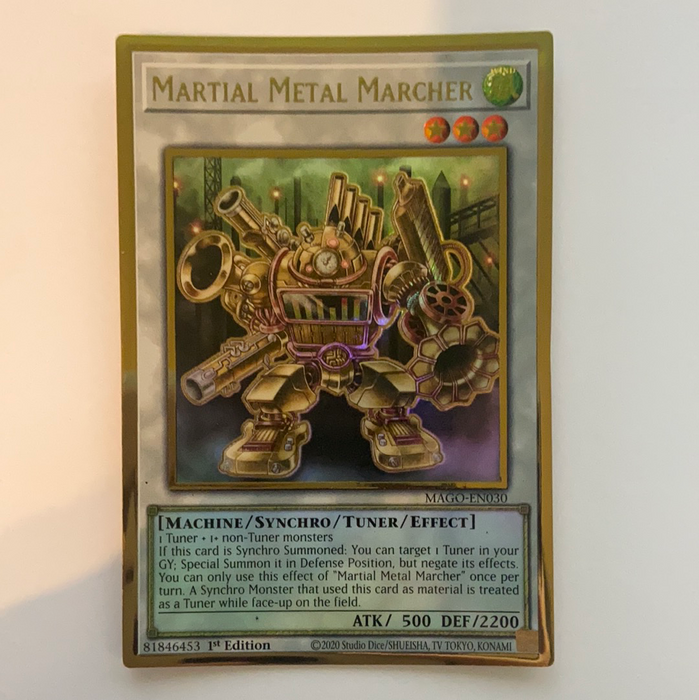 Martial Metal Marcher / Gold - MAGO-EN030 - 1st