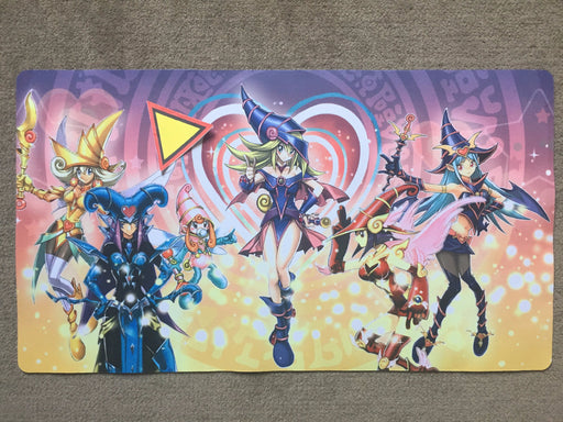 Playmat : Dark Magician Girl and the Fruity Girls