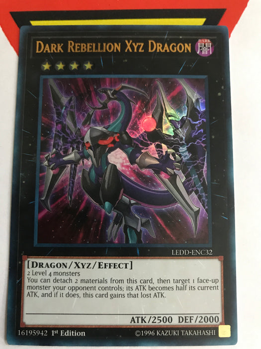 yugioh dark rebellion xyz dragon deck DARK REBELLION XYZ DRAGON (alt art) - ULTRA - LEDD-ENC32