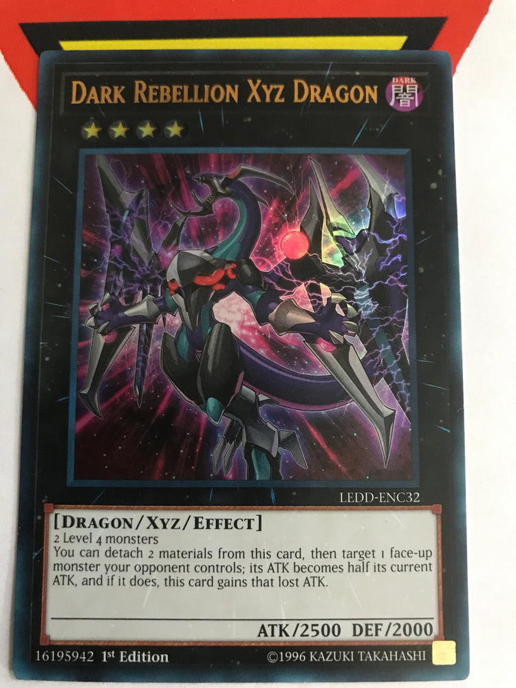DARK REBELLION XYZ DRAGON (alt art) - ULTRA - LEDD-ENC32 - 1ST LP Transcend Cards DARK REBELLION XYZ DRAGON (alt art) - ULTRA - LEDD-ENC32 - 1ST LP Transcend Cards