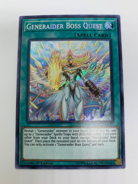 Generaider Boss Quest / Secret - MYFI-EN035 - 1st