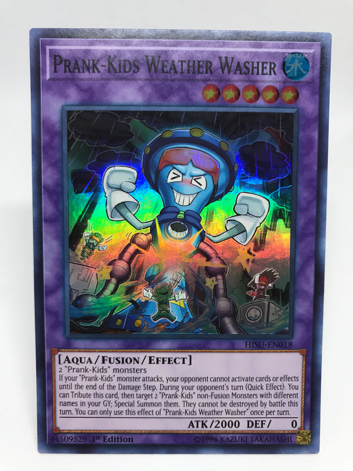 Yugioh! Prank-Kids Weather Washer / Super - HISU-EN018 - 1st ...