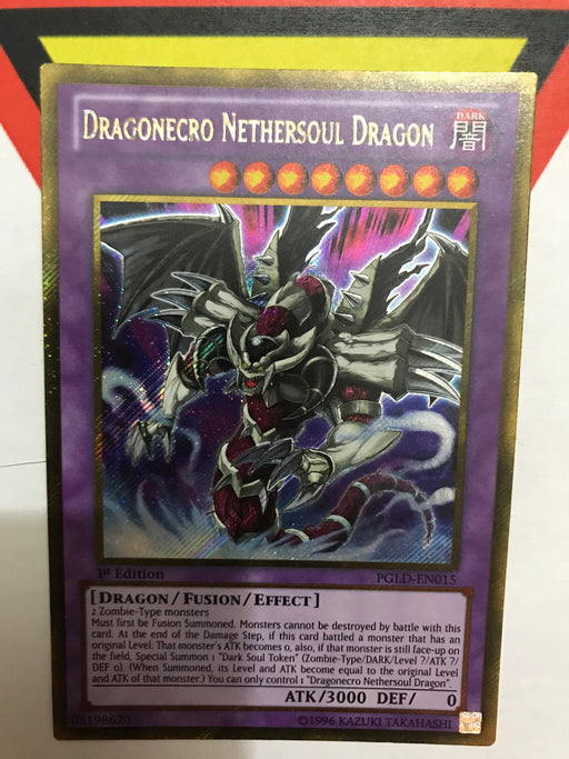 Dragonnecro Nethersoul Dragon - Gold Secret - PGLD-EN015 - 1st