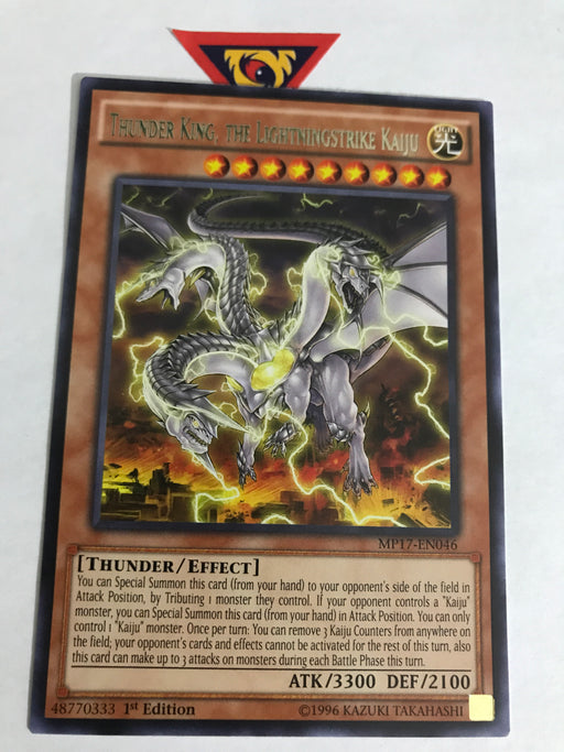 THUNDER KING, THE LIGHTNING STRIKE KAIJU - RARE - MP17-EN046 - 1ST