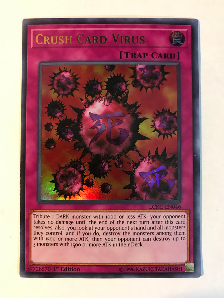 yugioh crush card virus price Yu-Gi-Oh! - Legendary Collection Kaiba Mega Pack From the Duelist Pack YuGiOh Seto Kaiba Structure Deck