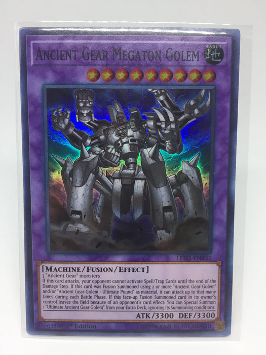 Ancient Gear Megaton Golem - Super - LED2-EN031 - 1st