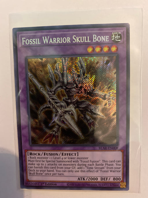 Fossil Warrior Skull Bone / Secret - BLAR-EN008 - 1st