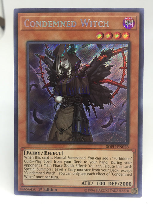 Condemned Witch / Secret Rare - SOFU-EN028 - 1st