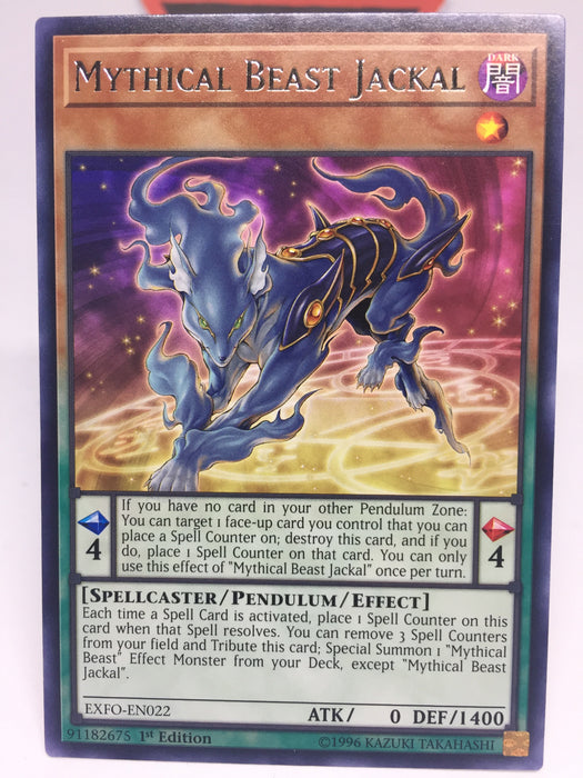 Mythical Beast Jackal - Rare - EXFO-EN022 - 1st